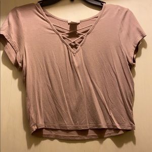 ‼️ cream colored crop top